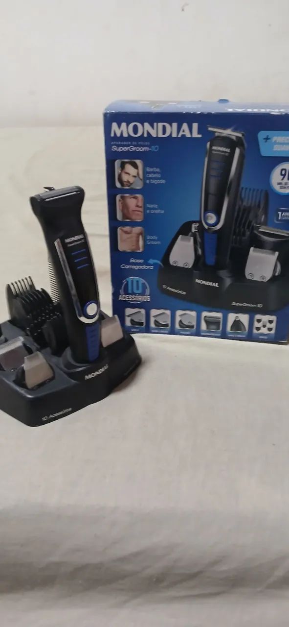 Aparador de Pelos Mondial SuperGroom-10 com 10 Acessórios - Foto 2