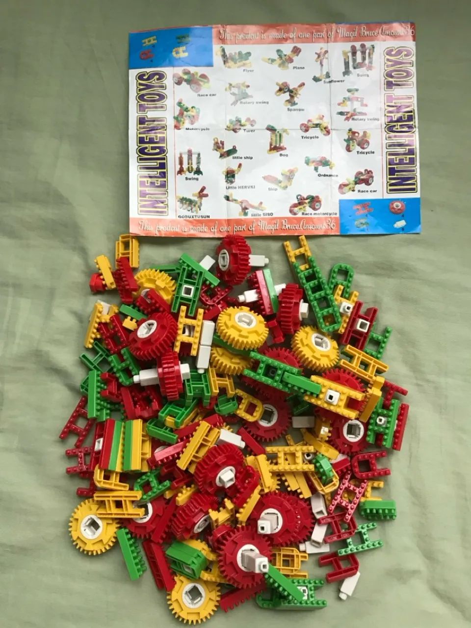Brinquedos de montar 220 peças magil bruce - Foto 3