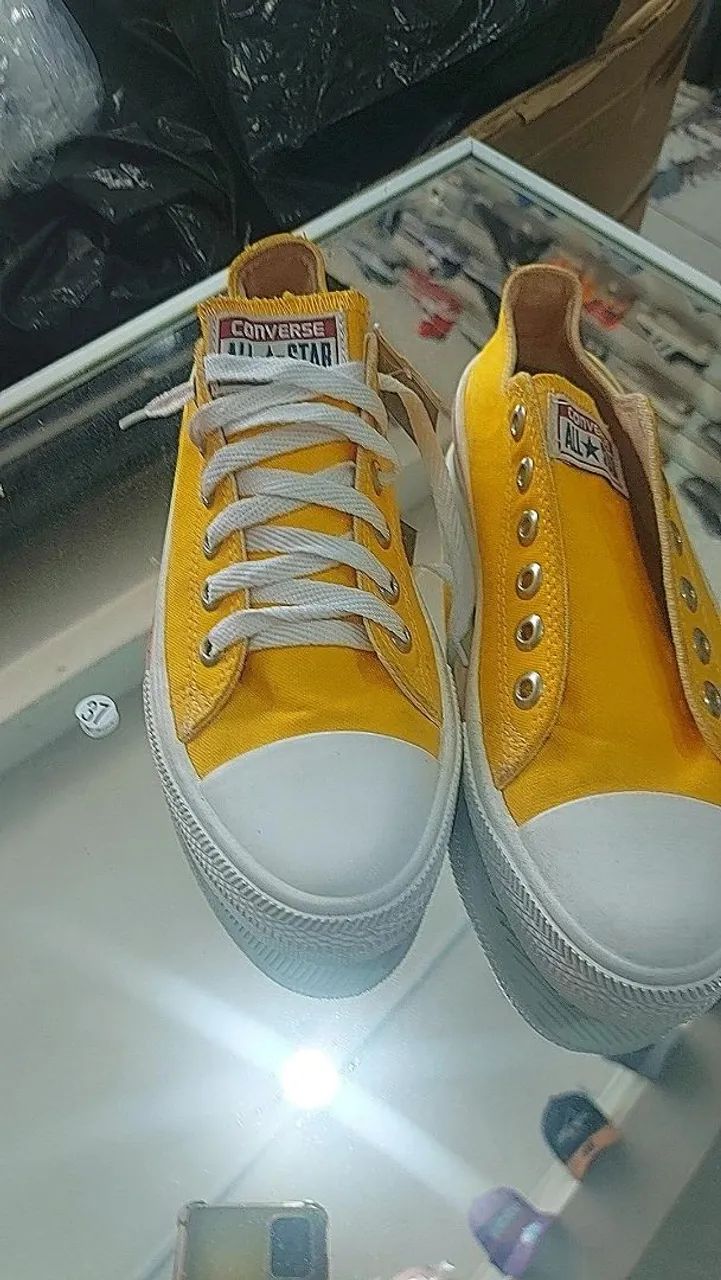 Tênis Converse Amarelo - Foto 5