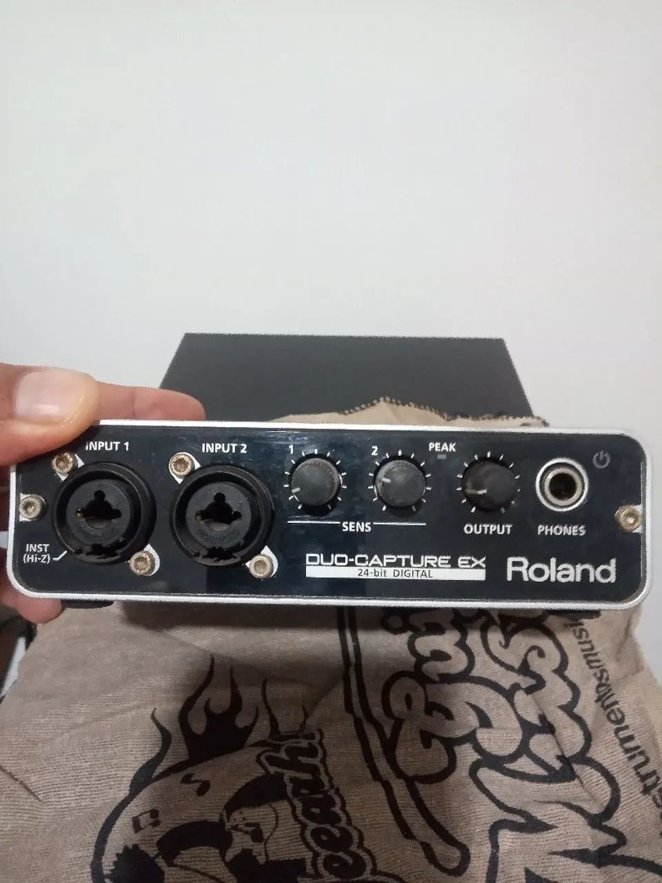 Placa de som duo Capture Roland (studio) - Equipamentos e