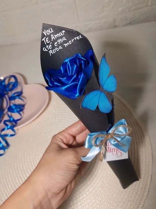 Buquê de Rosas de Seda Rosa - Foto 6