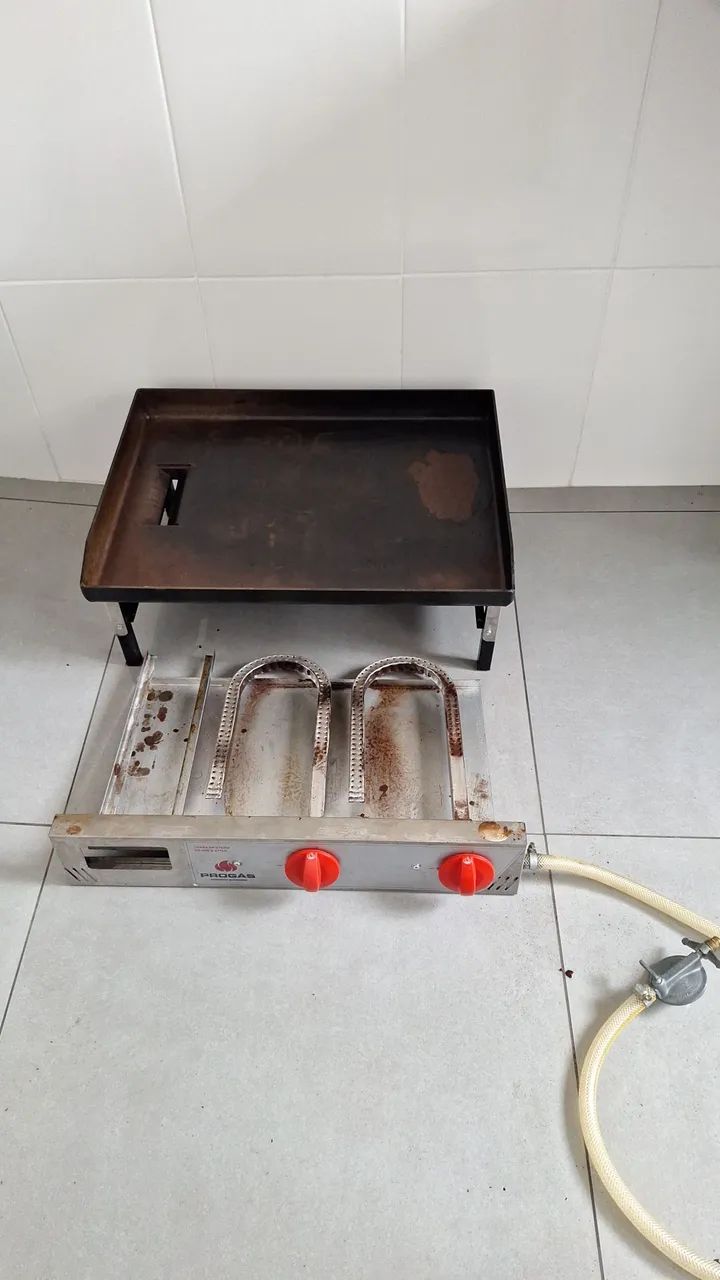 Chapa para lanches e hambúrgueres - Progas - Foto 5