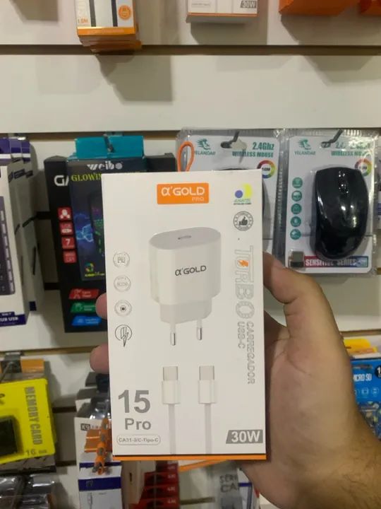 Carregador Turbo 30W O'Gold Pro - USB-C