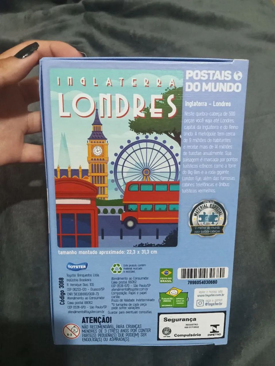 Quebra-cabeça Londres 500 Peças - Foto 2