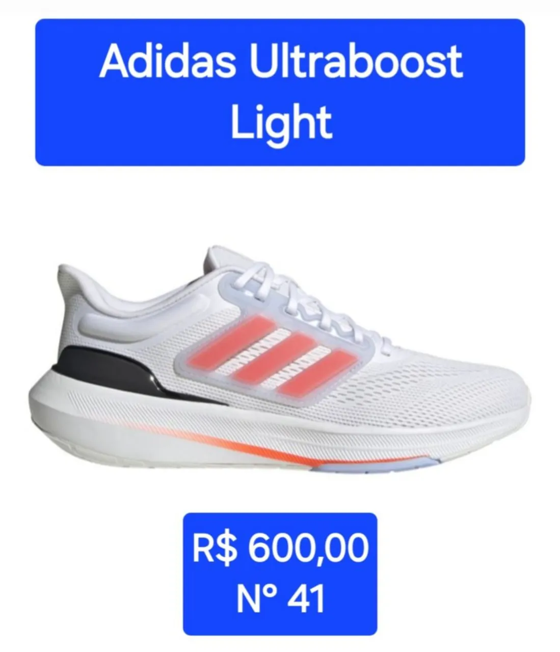 Adidas Ultraboost Light - Tamanho 41