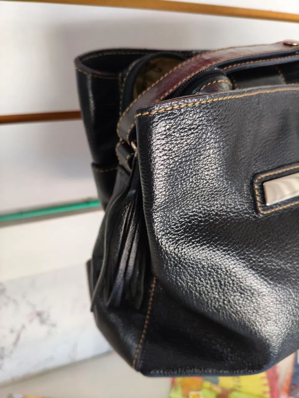 BOLSA CLARINHA ANANDRA SEMI-NOVA - Foto 3