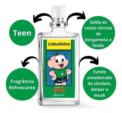 Colônia Turma da Mônica " CEBOLINHA " 50ml  - Foto 2
