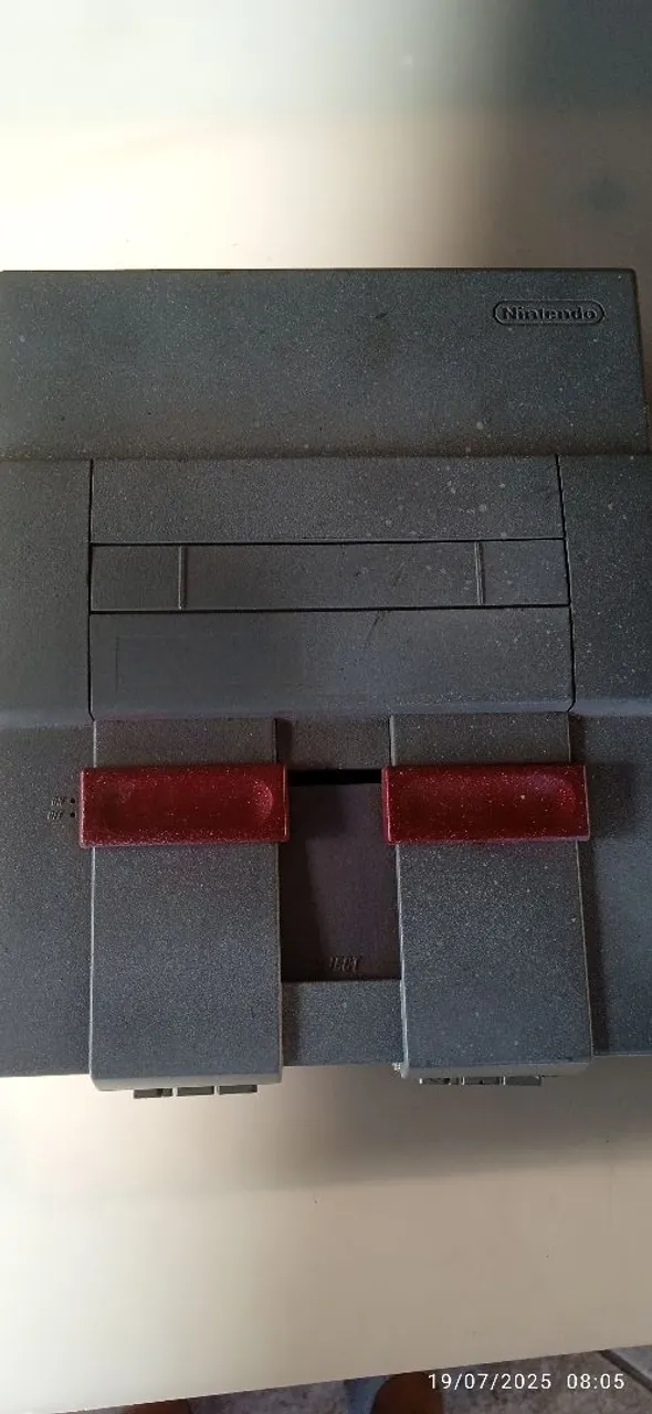SUCATA Nintendo SNES ADPTADO COM PLACA PS2