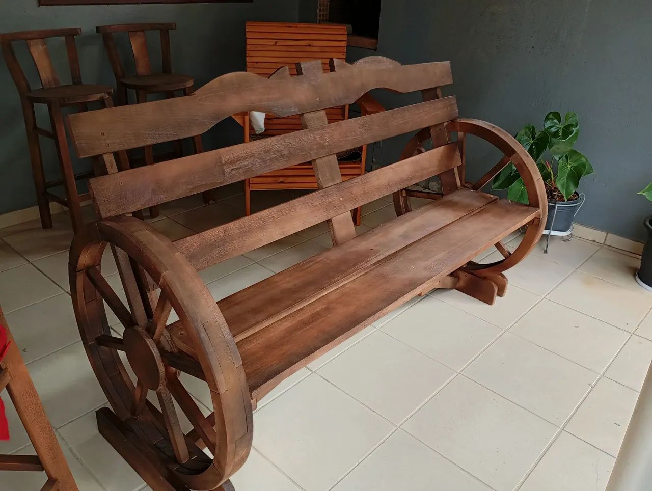Rustic bench64296271098882121