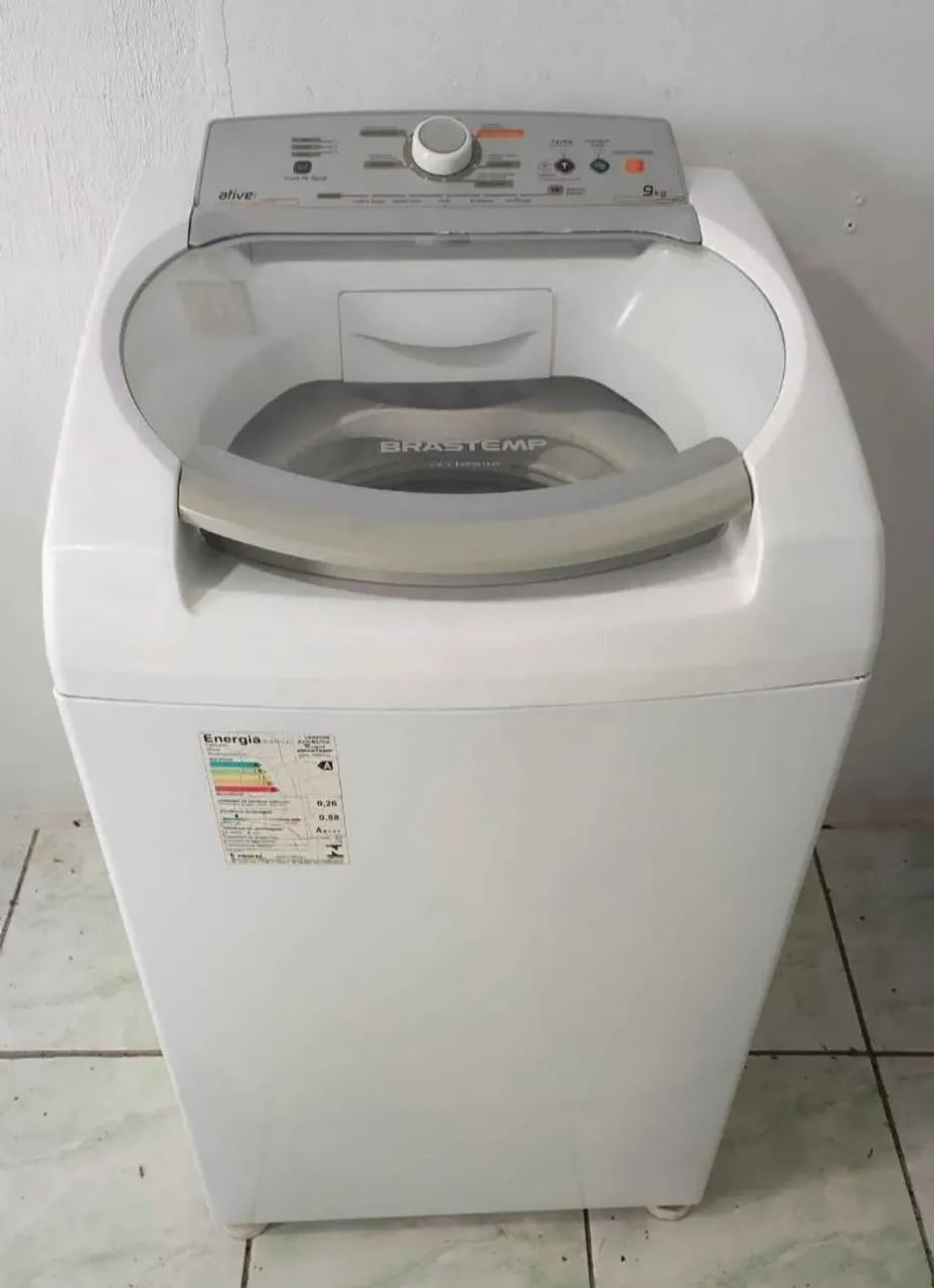 Máquina de Lavar Brastemp 9kg - Semi Nova 110v 3 meses de garantia 