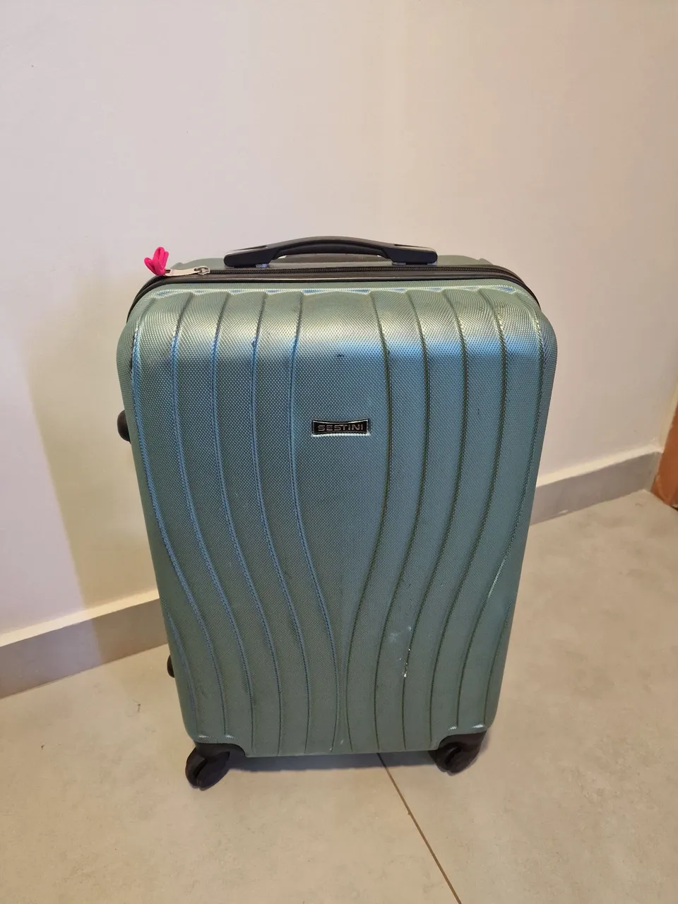 Mala de Viagem Sestini Verde - Design Moderno