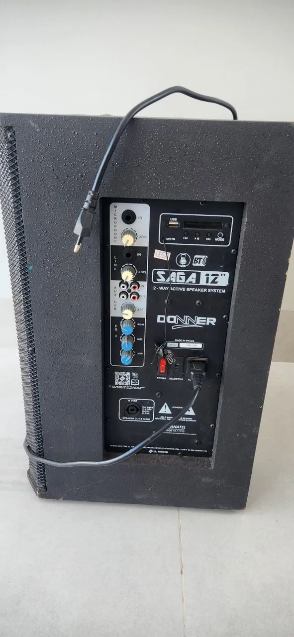 Caixa Acústica Ativa Donner - Equipamentos e Acessórios de Som