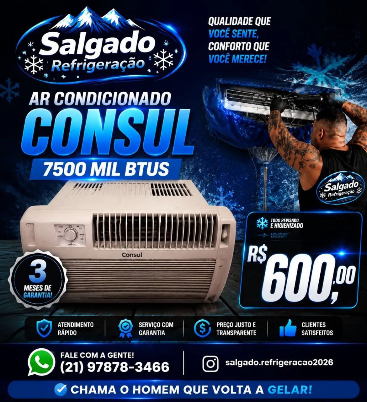 Vende-se ar condicionado Consul 