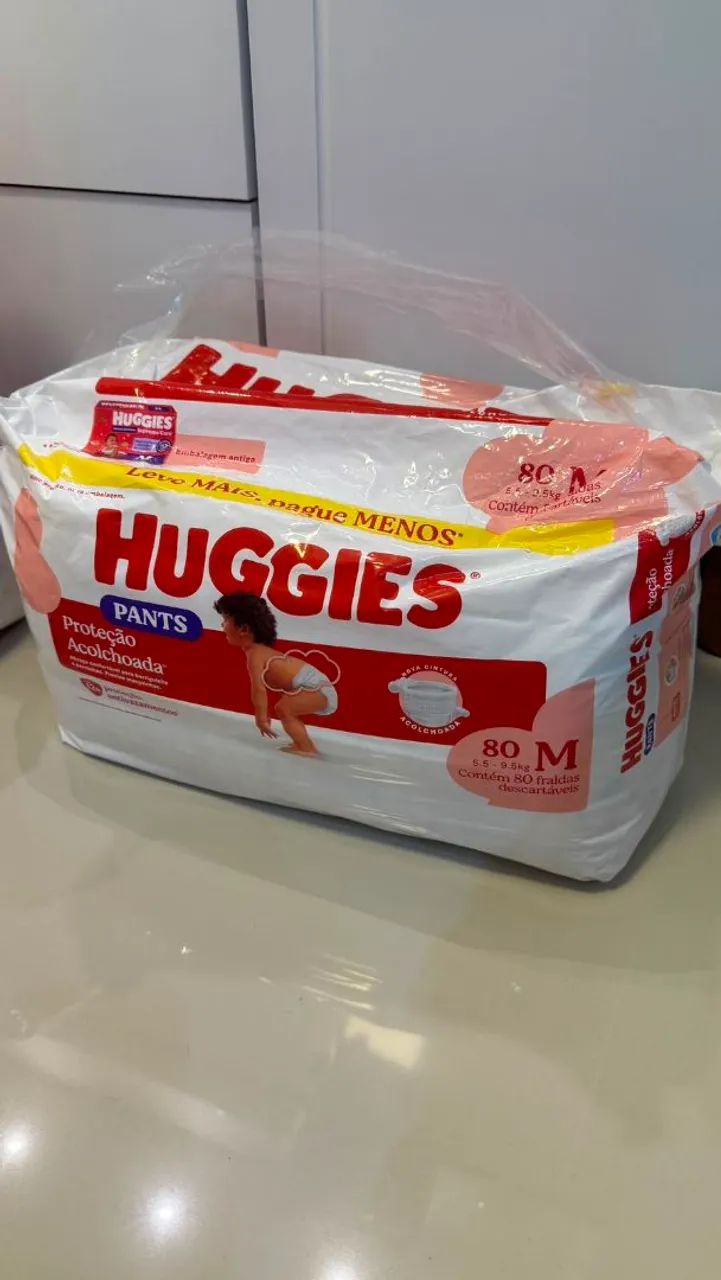 FRALDAS HUGGIES M C/80 UNI.
