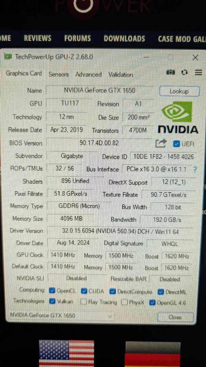 Placa de vídeo NVidia GeForce GTX 1650 OC 4GB gddr6 - Foto 4