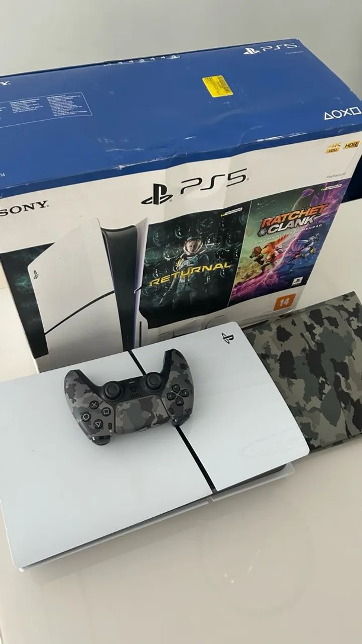 Playstation 5 slim com leitor  - Foto 5
