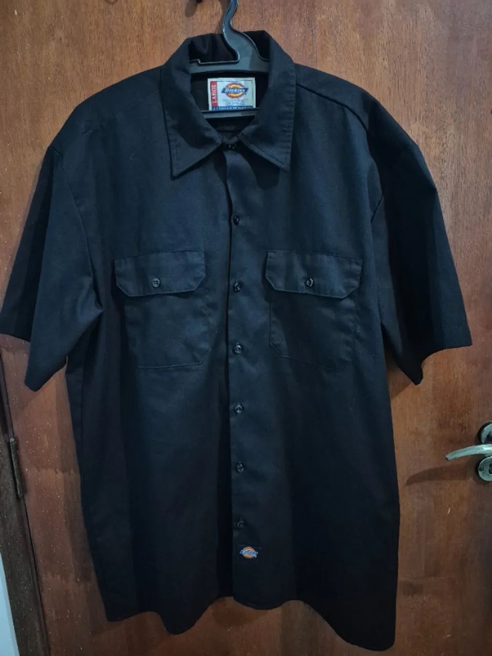 camisa dickies work shirt preta original ótimo estado