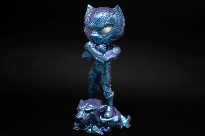 Estátua Black Panther - Exclusivo CCXP 2022 - Marvel - MiniCo - Iron Studios  - Foto 4