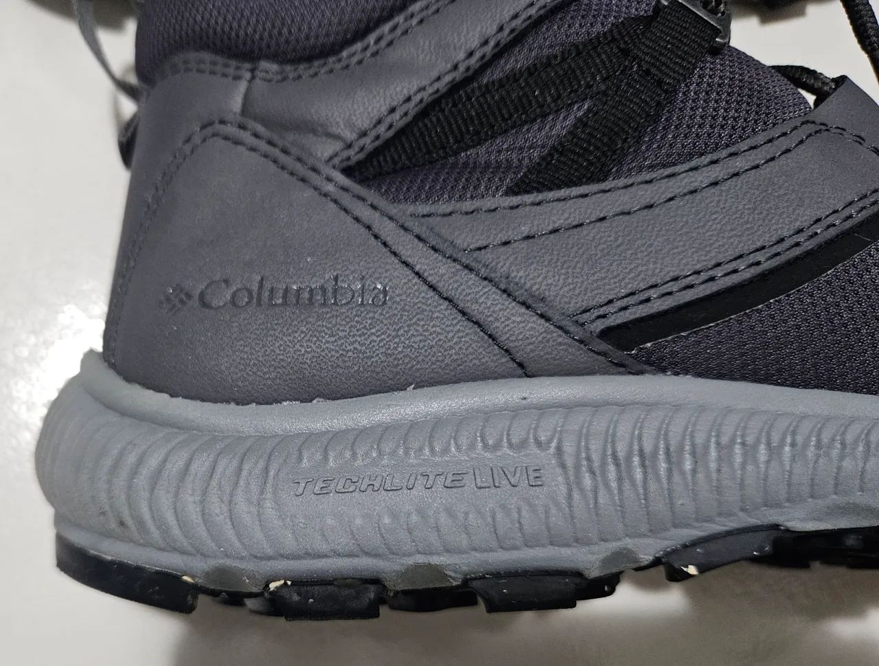 Bota Columbia Re Peak Mid Grafite - cinza - Foto 4