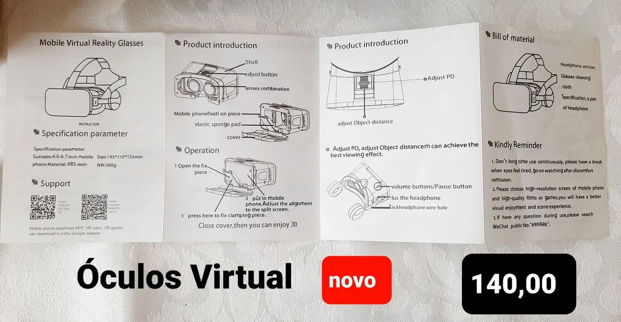 Óculos de Realidade Virtual VR - Foto 4