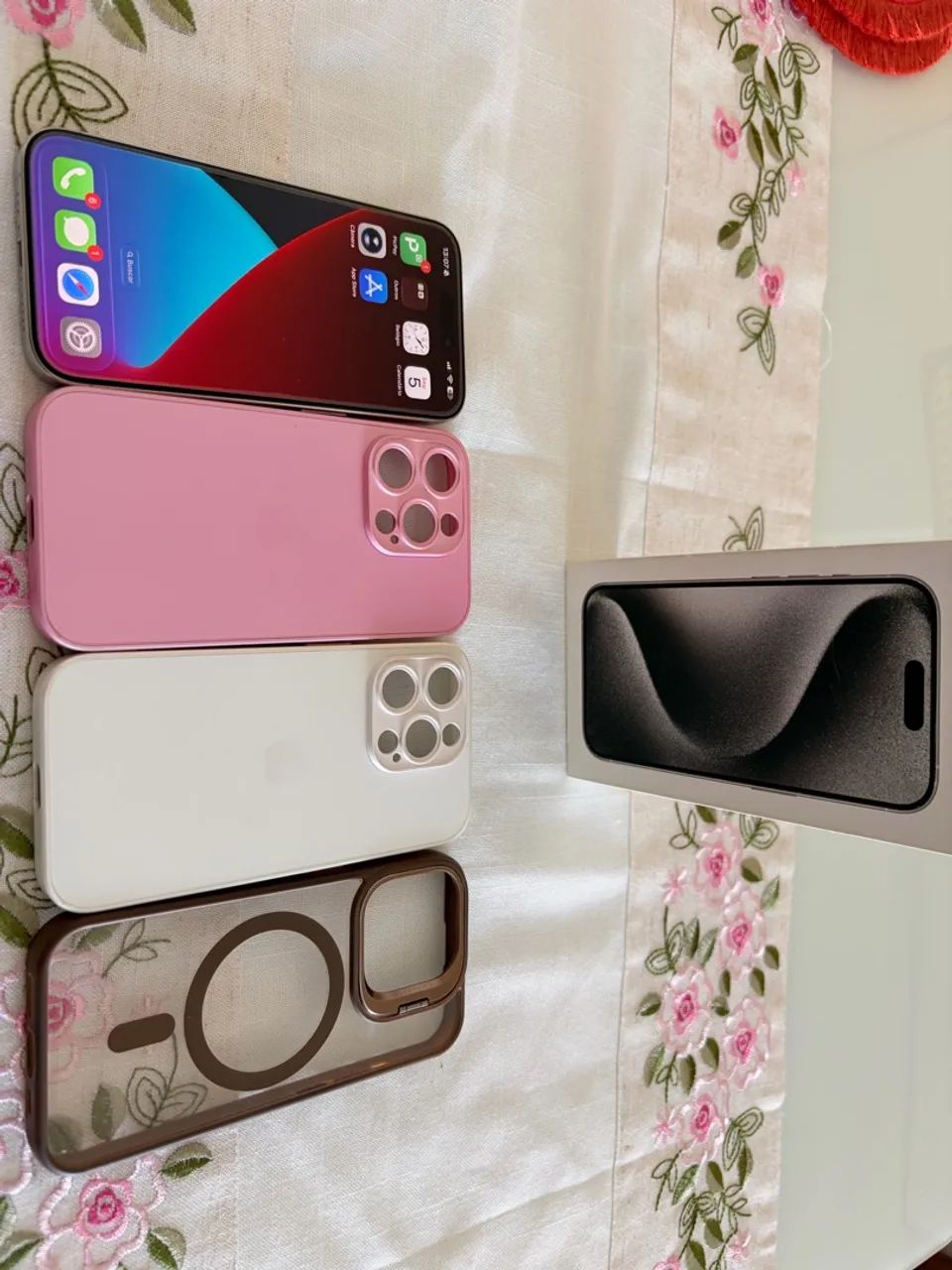 IPHONE 15 PRO 128GB BRANCO - Foto 5