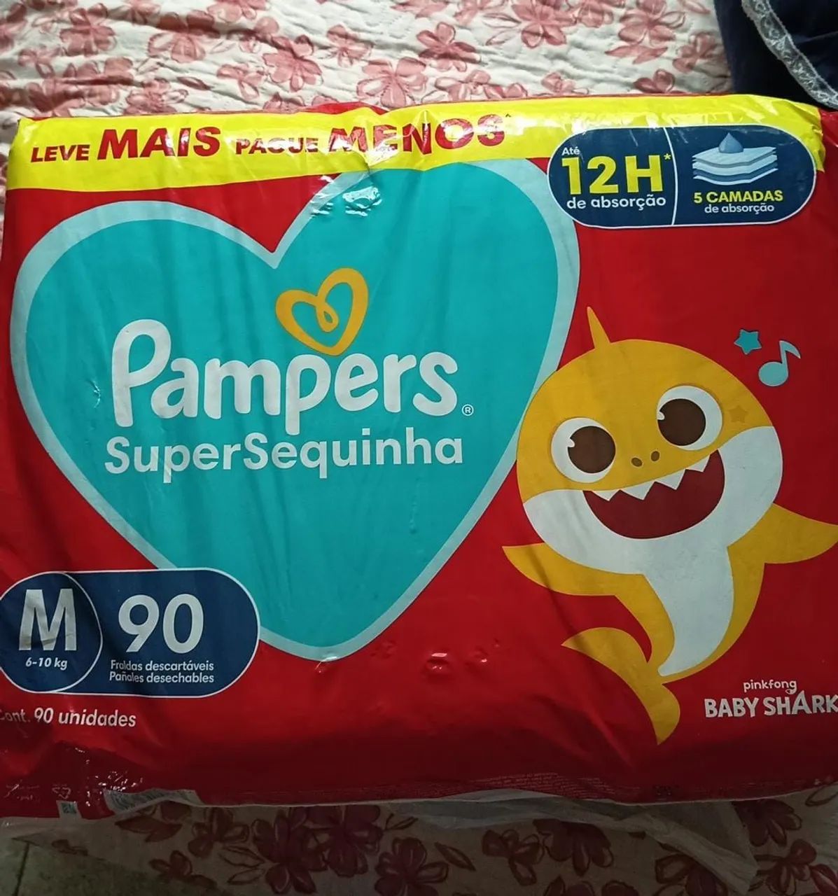 Fralda M , Pampers 