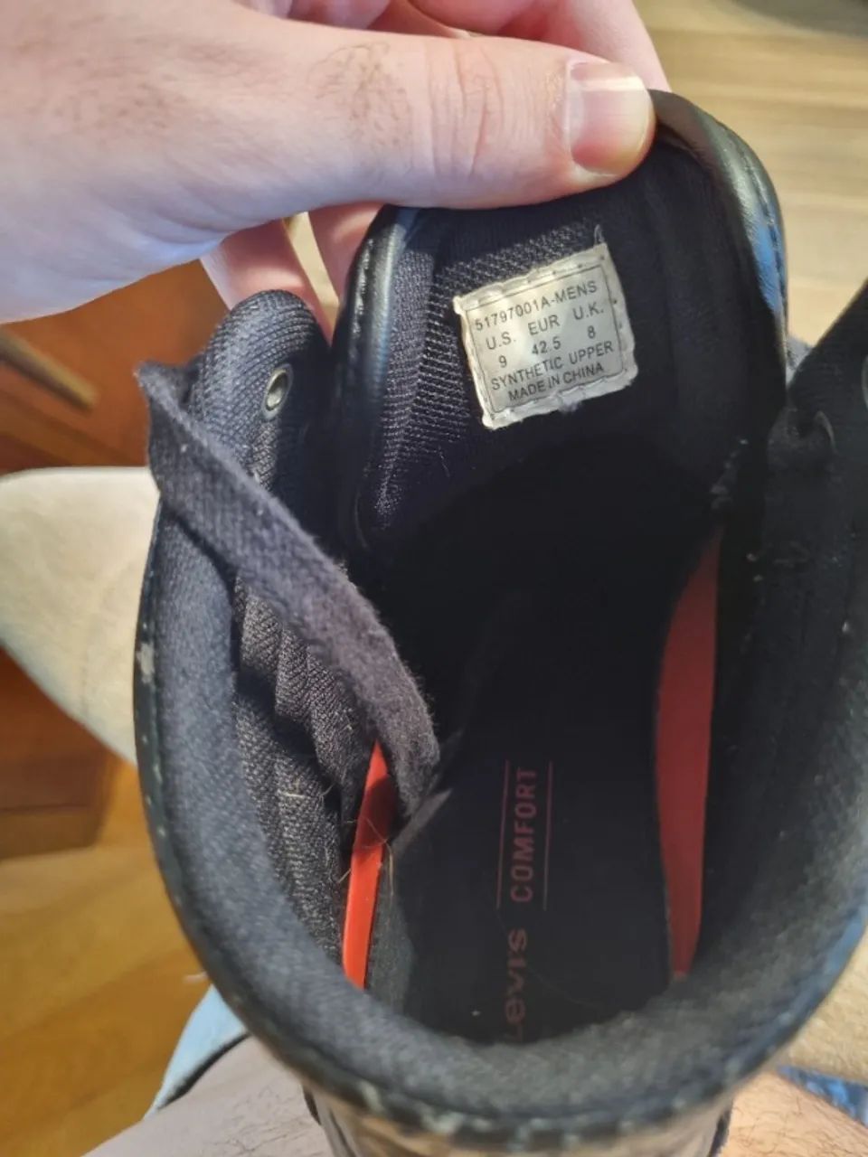 Botas Levi's masculinas - couro - tamanho 9 us / 40 br - Foto 4