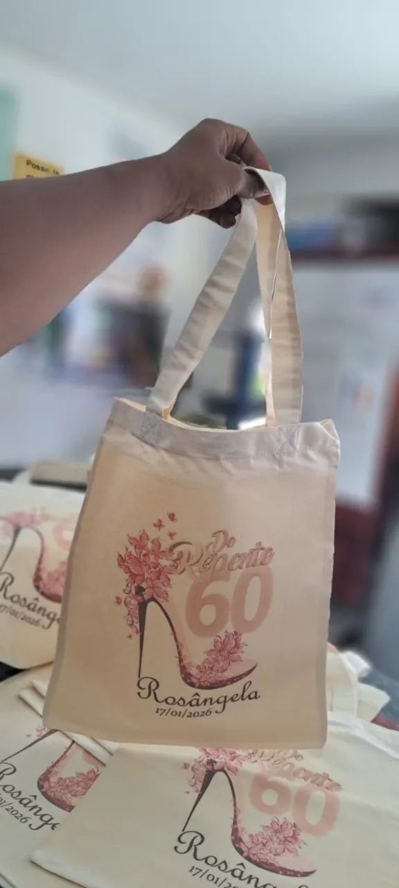 Sublimação na sacola ecobag - Foto 3