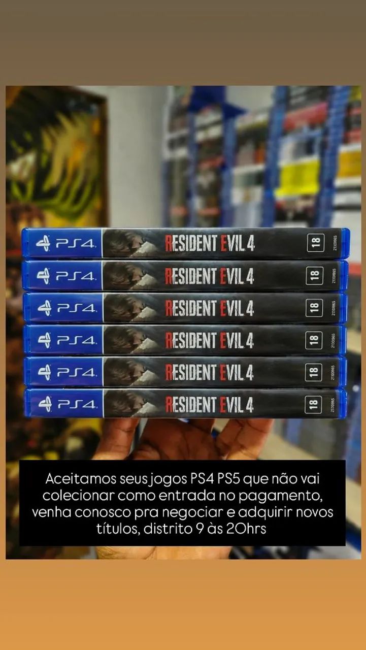 Resident evil 4 Remake PS4 PS5 LEIA 