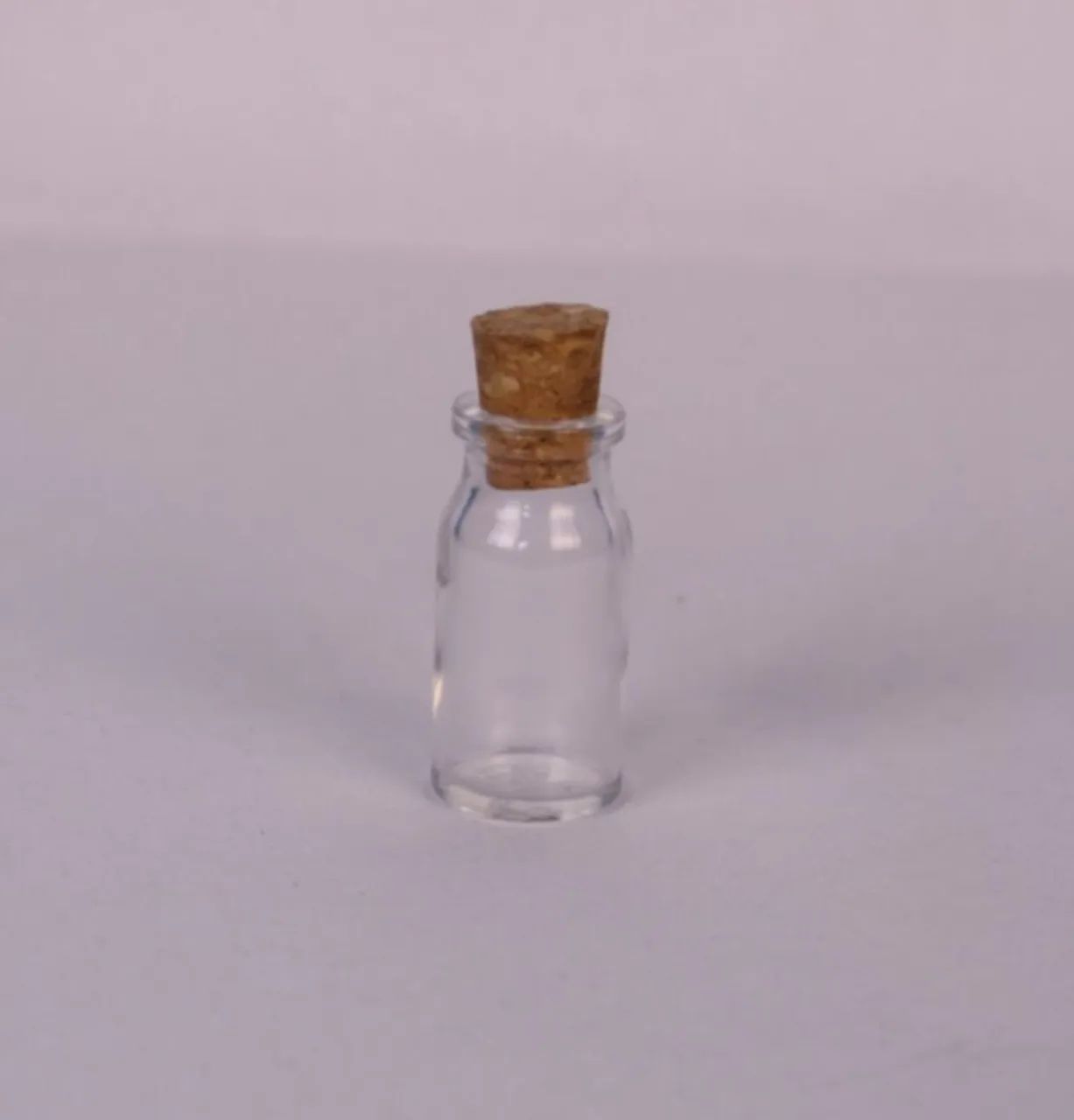 KIT 50 Frascos Vidro 10 ml Rolha Cortiça