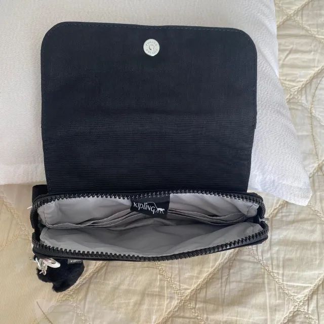 Bolsa Kipling Preta Pequena - Tiracolo - ORIGINAL - Foto 4