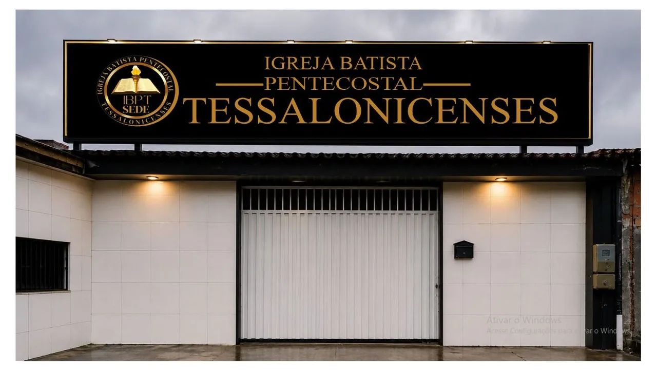 Fachada e letreiro