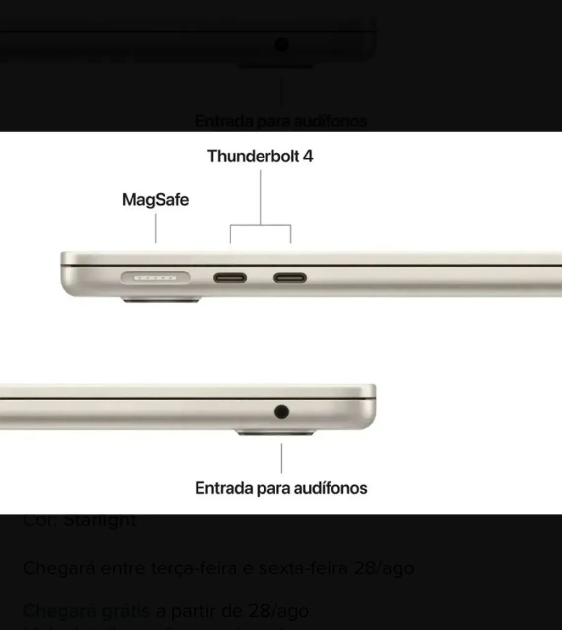 Apple Macbook Air M5/16/512/13 Starlight - Foto 5
