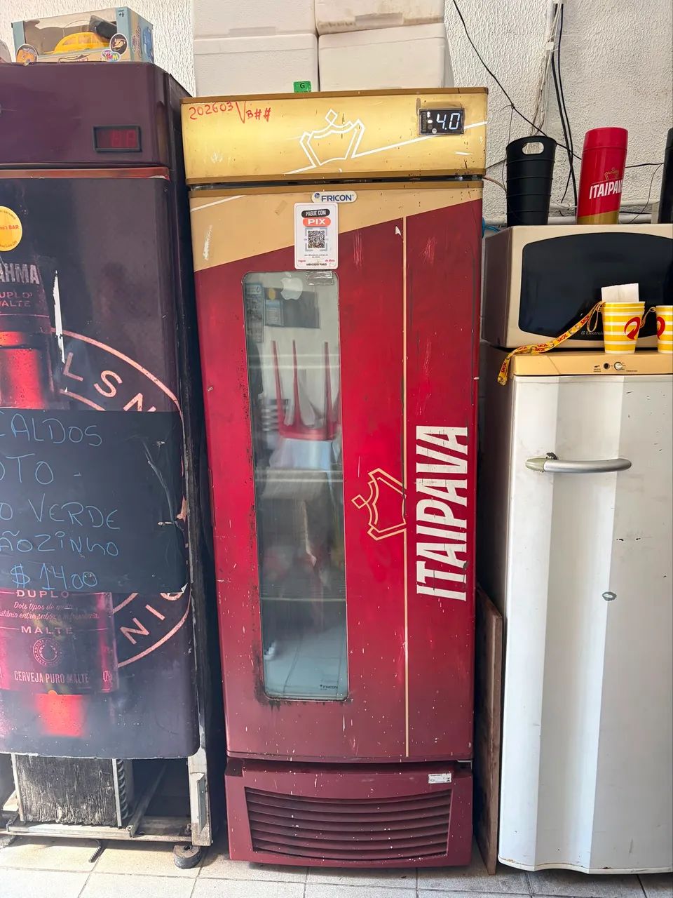 Cervejeira, freezer 
