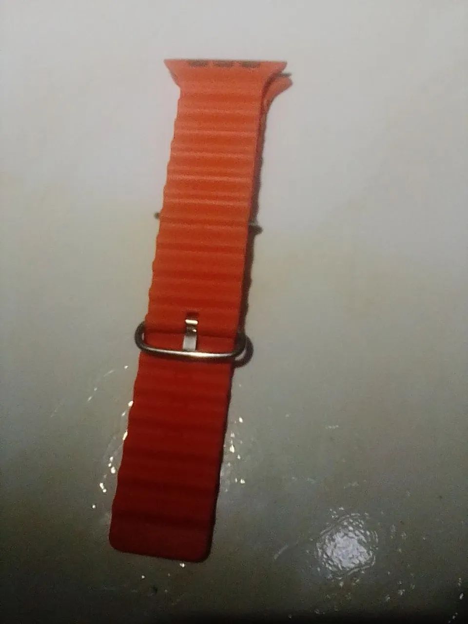 Pulseira avulsa sobressalente para smartwatch  cor laranja  - Foto 3