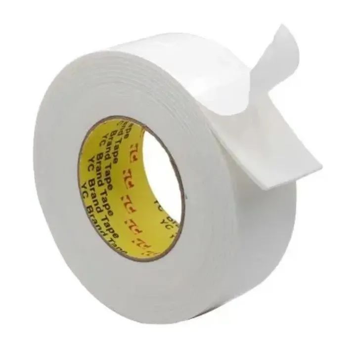 Fita de espuma dupla face 5M x 50mm branca.
