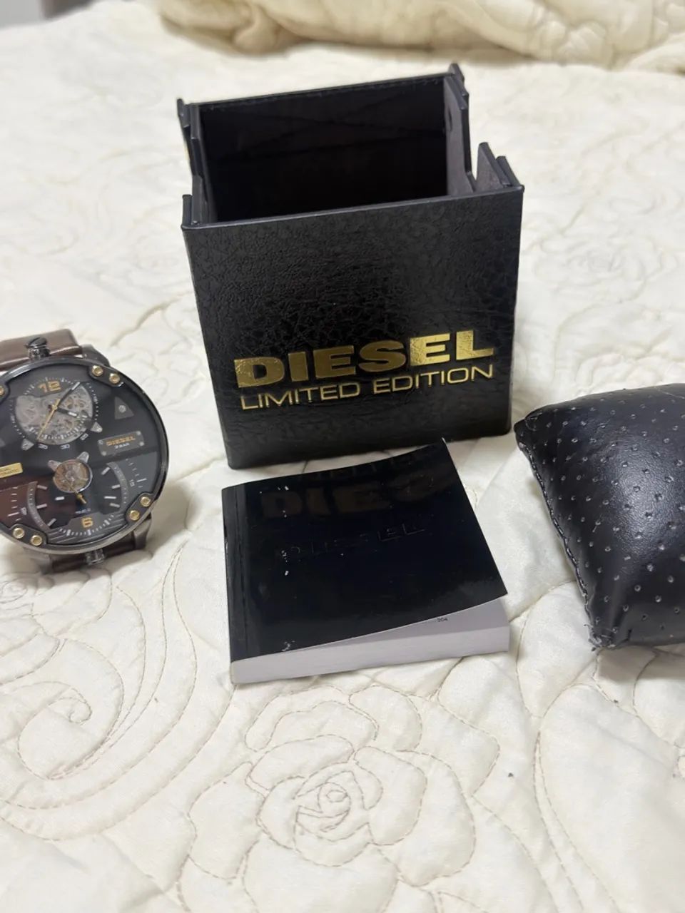 Relógio Diesel DZ7365 Limited Edition Automático Dual Time Full Set - Foto 2