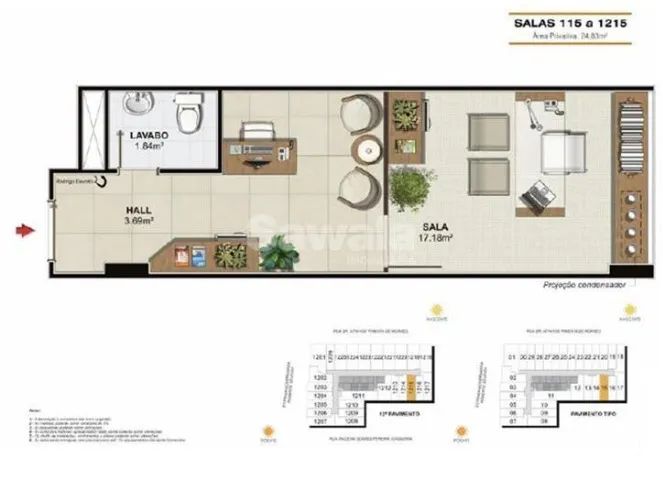 Sala Comercial TOP COMMERCE 25m2 - Foto 4