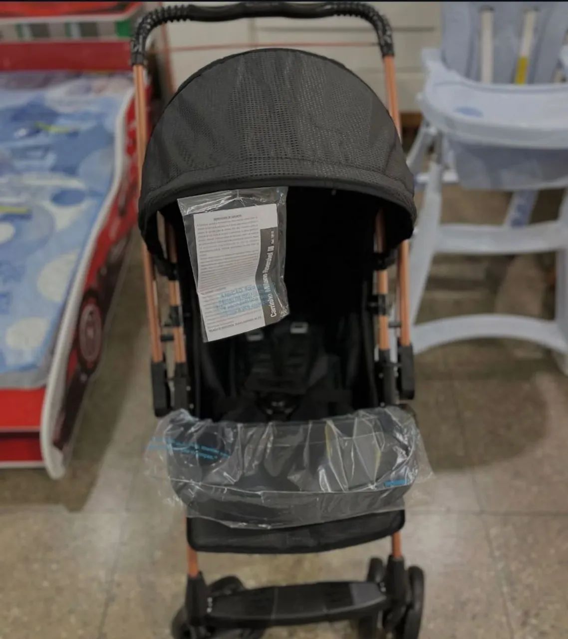 Carrinho de bebê berço novo cobre  - Foto 2