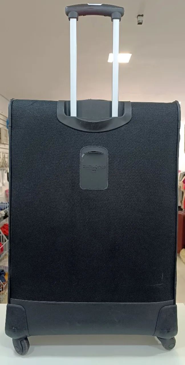 Mala de viagem marca Samsonite 75cm preta - Foto 3