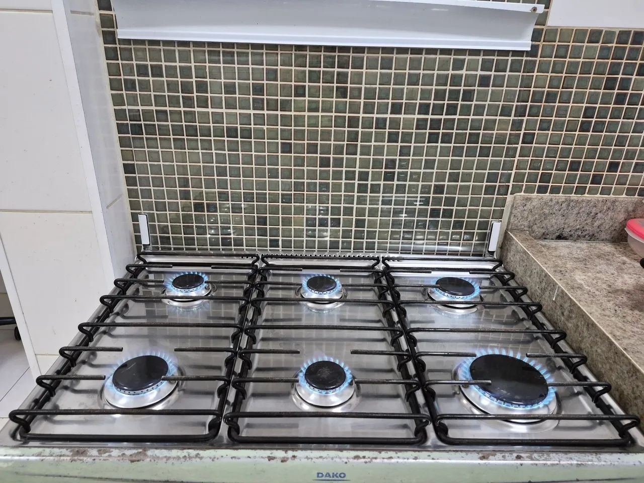 Fogão DAKO 6 bocas com função grill e timer - Foto 2