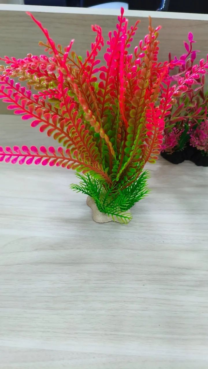 Planta artificil para áquario - Foto 4