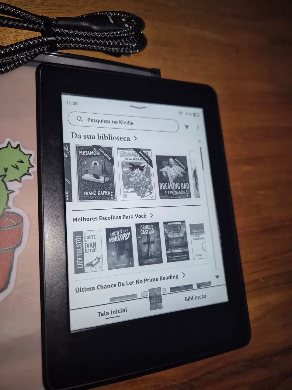 Kindle Paperwhite 7 Usado, mas funciona perfeitamente - Foto 2