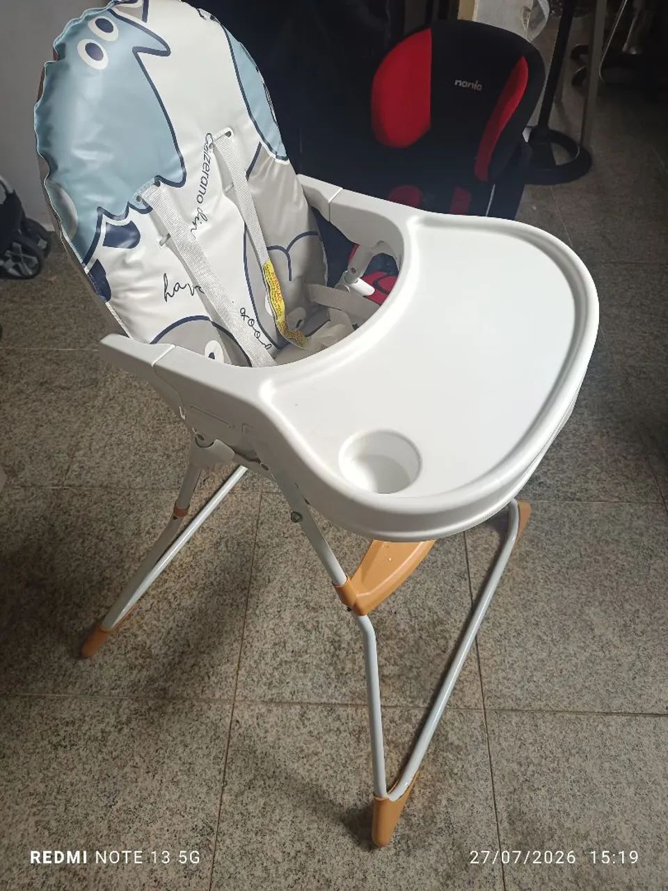 Cadeira Alimentação Criança Refeição Nick 23kg Galzerano - Foto 4