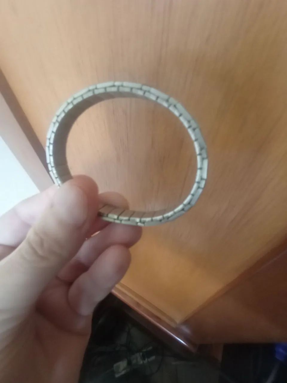 Pulseira com plaquê em ouro (com elos extras)  - Foto 3