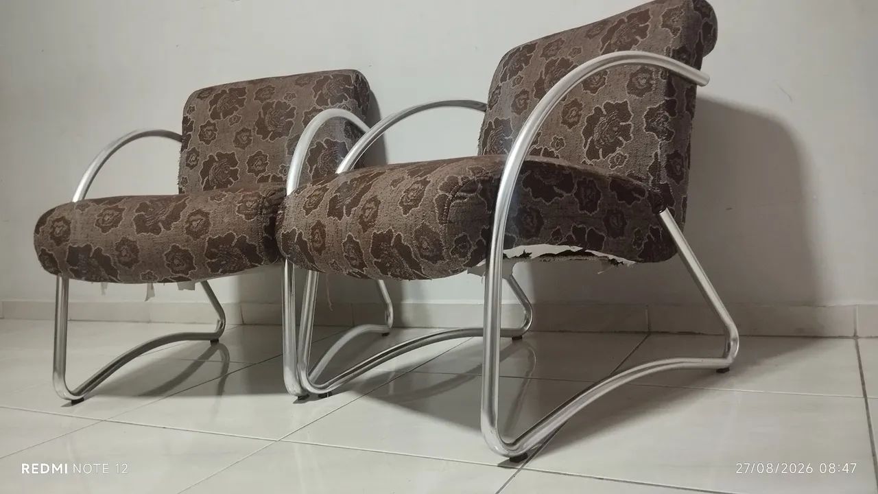 Kit de 2 poltronas decorativas para sala de star  - Foto 3