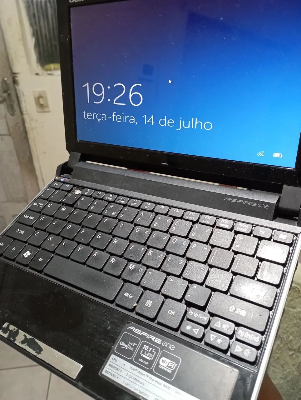 Netbook compacto bateria segurando windows 10 só pega e usar leia abaixo não troco - Foto 4