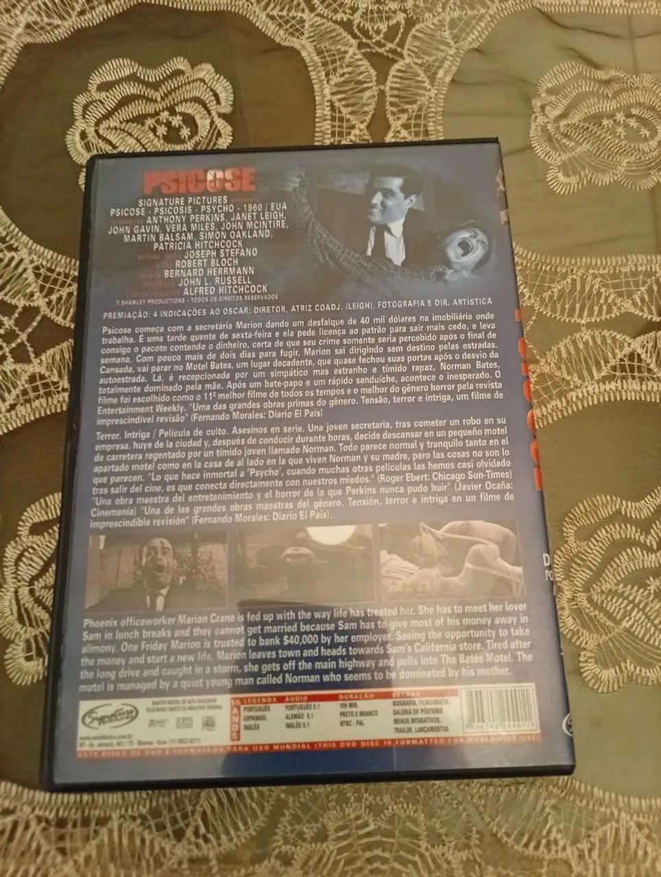 Psicose dvd raro e dublado - Foto 2