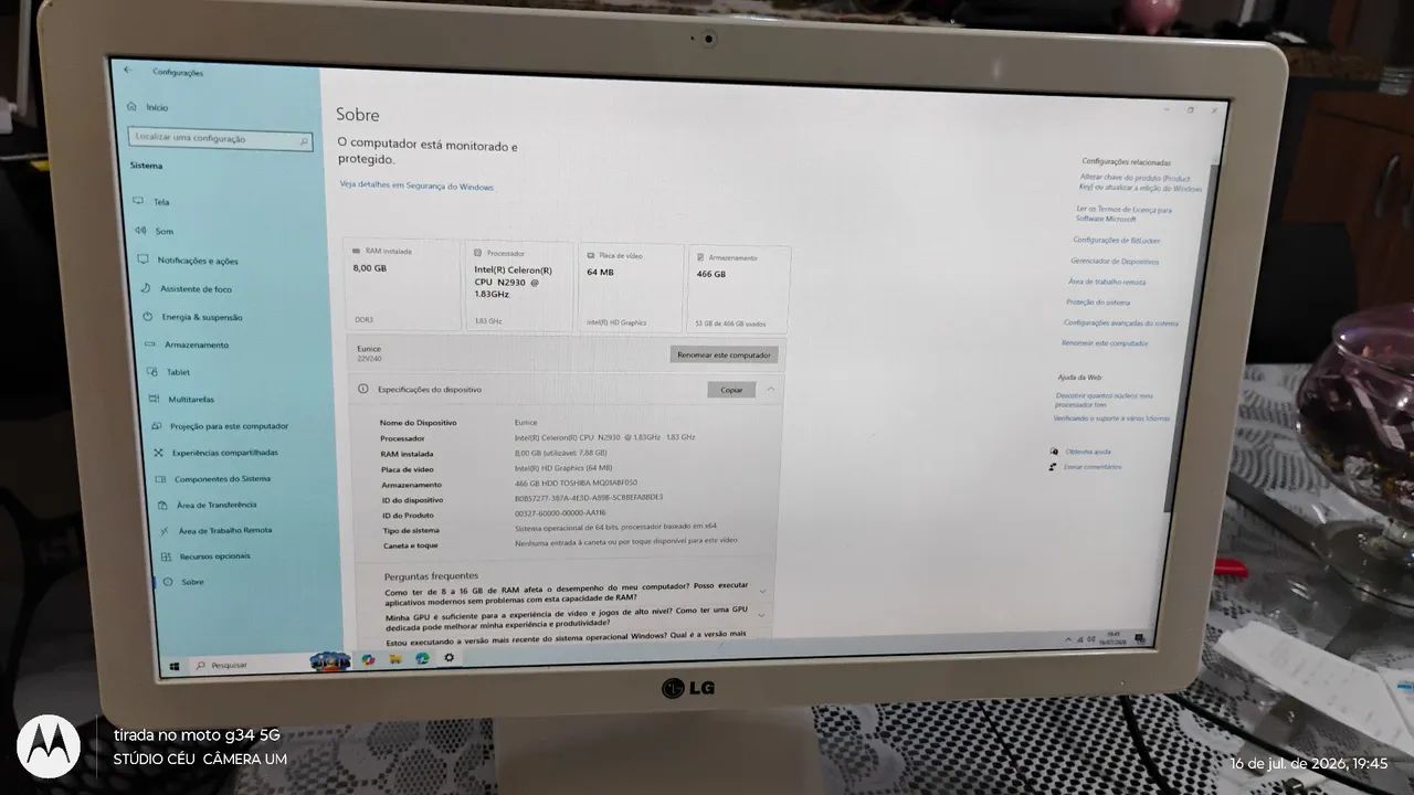 PC ALL in One - Foto 4