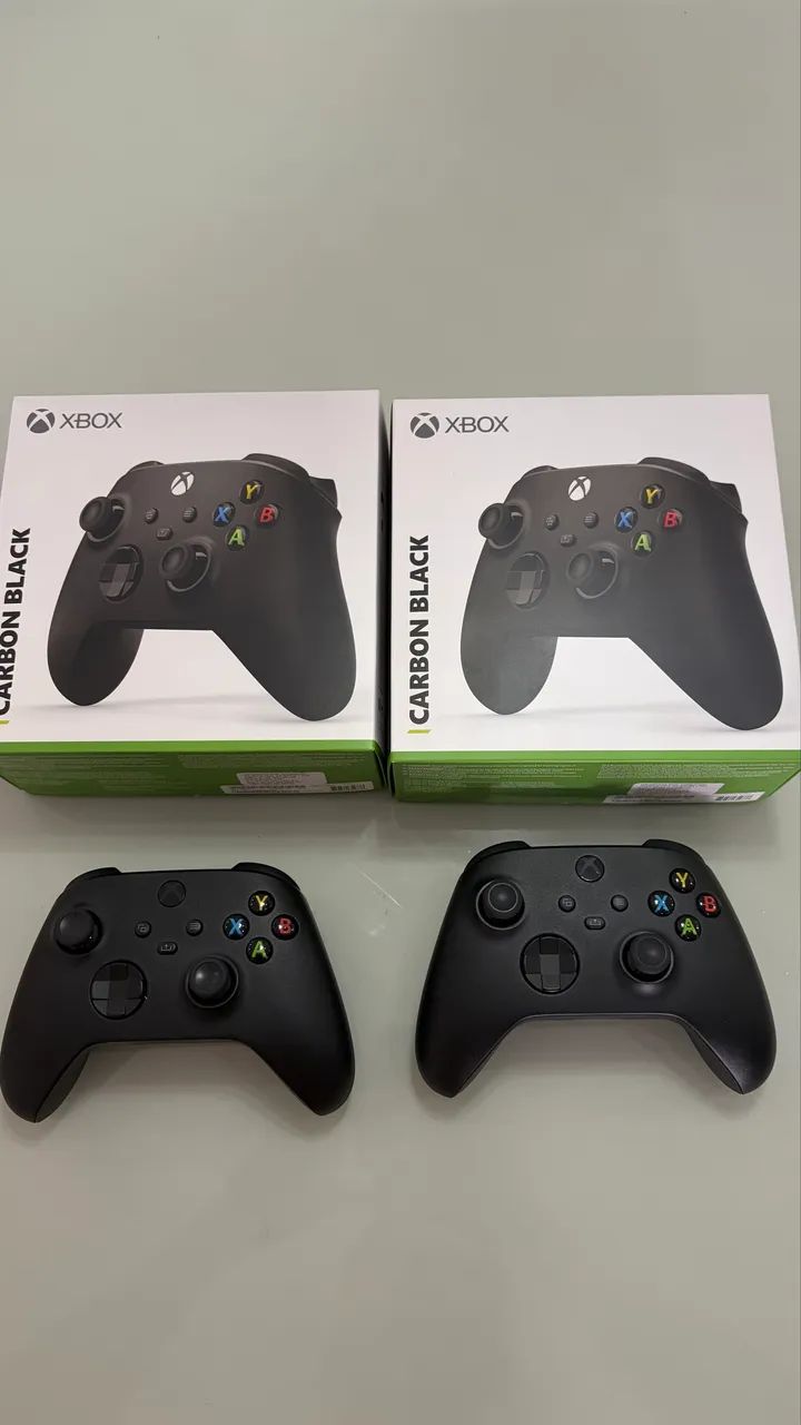 2 Controles Xbox Carbon Black 